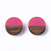 Resin & Wood Cabochons RESI-S358-70-H49-1