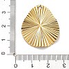 Ion Plating(IP) 304 Stainless Steel Pendants X-STAS-M323-37G-3