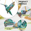 Acrylic Bird Hanging Suncatchers LS-HJEW-WH20021-02D-5