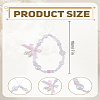 1Pc Heart & Bowknot Plastic Mobile Straps for Women AJEW-LP0004-63-2