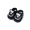Imitation Leather Heart Bowknot Doll Shoes PW-WG36598-02-1