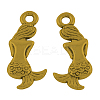 Tibetan Style Alloy Mermaid Pendants LS-TIBEP-5402-AG-LF-1