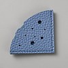 PU Leather Fan Bookmarks AJEW-WH20128-004B-1
