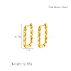 Elegant 304 Stainless Steel Hoop Earrings IT2195-1-1