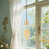 Brass Bell Pendants HJEW-WH20816-010G-B-7