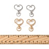 40Pcs 2 Colors Alloy Swivel Snap Hook Clasps FIND-FS0004-73B-5