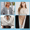 4Pcs Flower Alloy Crystal Rhinestone Adjustable Jean Button Pins FIND-CY0002-27P-5