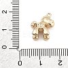 Brass Micro Pave Cubic Zirconia Pendants LS-KK-M306-06G-03-3