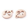 Ion Plating(IP) 304 Stainless Steel Charms LS-STAS-Y002-15RG-2