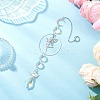 Alloy & Brass Fairy Hanging Suncatchers HJEW-JM04247-1