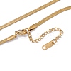 2Pcs 2 Style Ion Plating(IP) 304 Stainless Steel Crescent Moon Pendant Necklaces Set NJEW-G090-04G-5