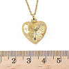 Brass Crystal Rhinestone Pendant Necklaces LS-NJEW-P331-01A-G-3