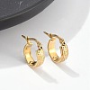 Golden Plated 304 Stainless Steel Hoop Earrings X-EJEW-E158-21G-5