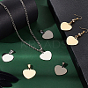 18Pcs 3 Colors 201 Stainless Steel Pendants STAS-GA0001-43-4