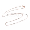 925 Sterling Silver Cable Chains Necklace for Women STER-I021-05RG-1