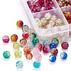 450Pcs 15 Colors Spray Painted Crackle Glass Beads CCG-YW0001-04-7