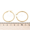 PVD Vacuum Plating 201 Stainless Steel Hoop Earrings with 304 Stainless Steel Pins for Women LS-EJEW-D279-12G-04-3