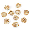 10Pcs Natural Shell Pendants PALLOY-TAC0204-1