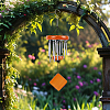 DIY Wood & Aluminium Round Tube Wind Chime Making Kits DIY-PH0023-72A-6
