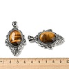 Natural Tiger Eye Big Pendants G-Z050-03B-3