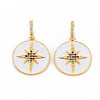 Brass Micro Pave Colorful Cubic Zirconia Pendants KK-S354-334-NF-1