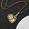 201 Stainless Steel Pickleball Paddle Pendant Box Chain Necklaces for Women Men LS-NJEW-H050-02G-2