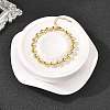 Rack Plating Brass Ball Chain Bracelets for Women LS-BJEW-G676-01C-G-1