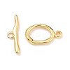 Rack Plating Brass Toggle Clasps X-KK-B036-01G-2