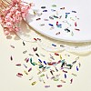 200Pcs Glass Rhinestone Cabochons MRMJ-CJC0007-17-5