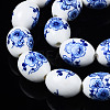 Handmade Porcelain Ceramic Beads Strands PORC-S502-047C-3
