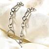 Tarnish Resistant Unisex 304 Stainless Steel Figaro Chain Bracelets LS-BJEW-H541-06A-P-4