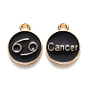 Alloy Enamel Pendants ENAM-SZ0001-28C-D-3