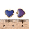Ion Plating(IP) Temperature Color Change 304 Stainless Steel Enamel Charms STAS-P366-46G-3