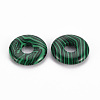 Synthetic Malachite Pendants G-T122-66J-2