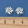 Rack Plating Brass Bead Caps FIND-T071-13S-2
