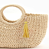 4Pcs 4 Colors PU Leather Tassel Pendants FIND-LP0007-24A-3