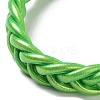 Sparkling Plastic Cord Braided Stretch Bracelets BJEW-R313-04D-2