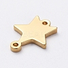PVD Vacuum Plating 304 Stainless Steel Links connectors for Jewelry Making STAS-G215-32G-2