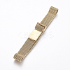 PVD Vacuum Plating 430 Stainless Steel Mesh Bracelet Making MAK-L021-01G-2
