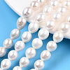Natural Cultured Freshwater Pearl Beads Strands PEAR-N012-09D-1