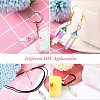 14Pcs 7 Colors Faceted Bullet Glass Pointed Pendants GLAA-CJ0001-71-7
