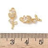 Brass Micro Pave Cubic Zirconia Pendants KK-Z136-35G-02-3