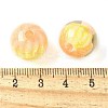 Two Tone Transparent Acrylic Beads OACR-D304-02E-3