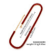 Brass Pave Rectangle Cubic Zirconia Tennis Necklaces for Women LS-PW2283-4-1