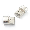 Tarnish Resistant 304 Stainless Steel Magnetic Clasps with Glue-in Ends STAS-O148-03P-3