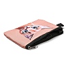 Cute Cat Polyester Zipper Wallets ANIM-PW0002-28I-3