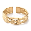 304 Stainless Steel Cuff Bangles for Women BJEW-K263-05G-05-2