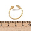 304 Stainless Steel Resin Open Cuff Rings for Women LS-RJEW-K303-10G-3