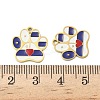 304 Stainless Steel Enamel Pendants STAS-G360-03G-02-3