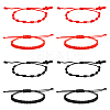 8Pcs 4 Style Nylon Braided Cord Bracelets Set BJEW-FI0001-52-1